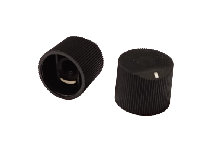 KNOB PRETO C/ PARAFUSO 19MM X 16MM