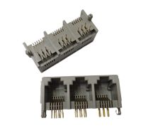 MODULAR JACK 6P6C PCI 90G TRIPLO