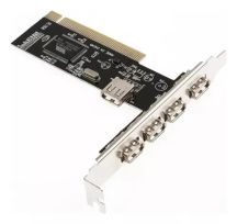 PLACA PCI USB 2.0 480 MBPS 5 PORTAS